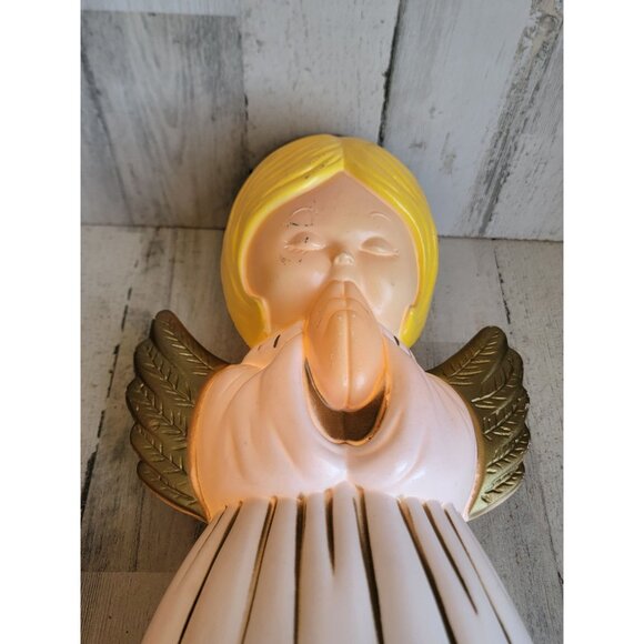 Vintage Grand ventures blow mold Angel cherub girl home lawn decor Xmas - Picture 4 of 8